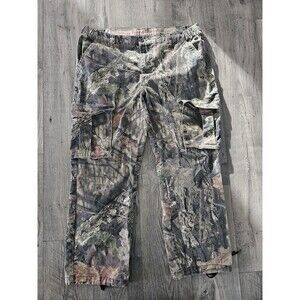 Mossy Oak Country Camo Cargo Pants Side Elastic Hunting Men's XL